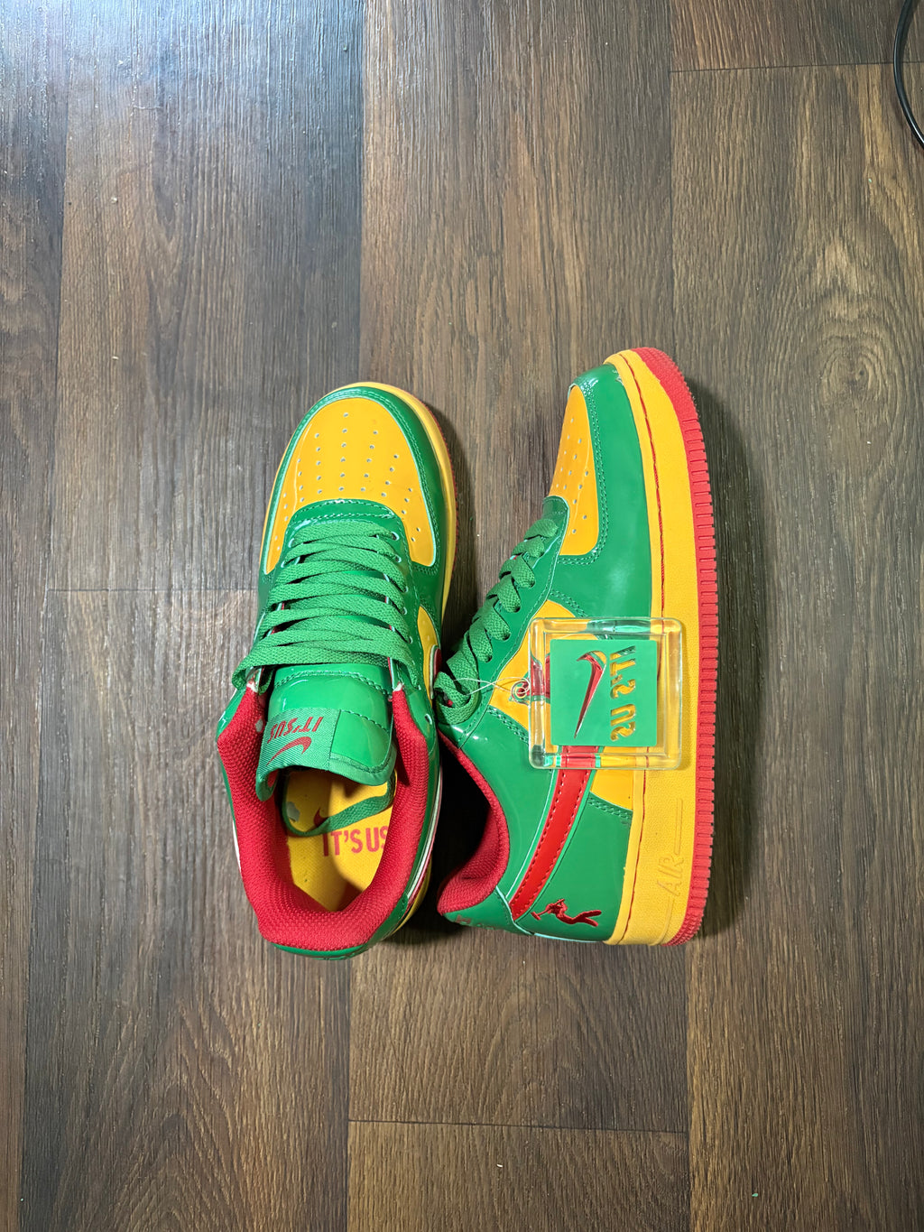 Nike Air Force 1 Low x Lil Yachty "Concrete Boys" Lucky Green Sneakers